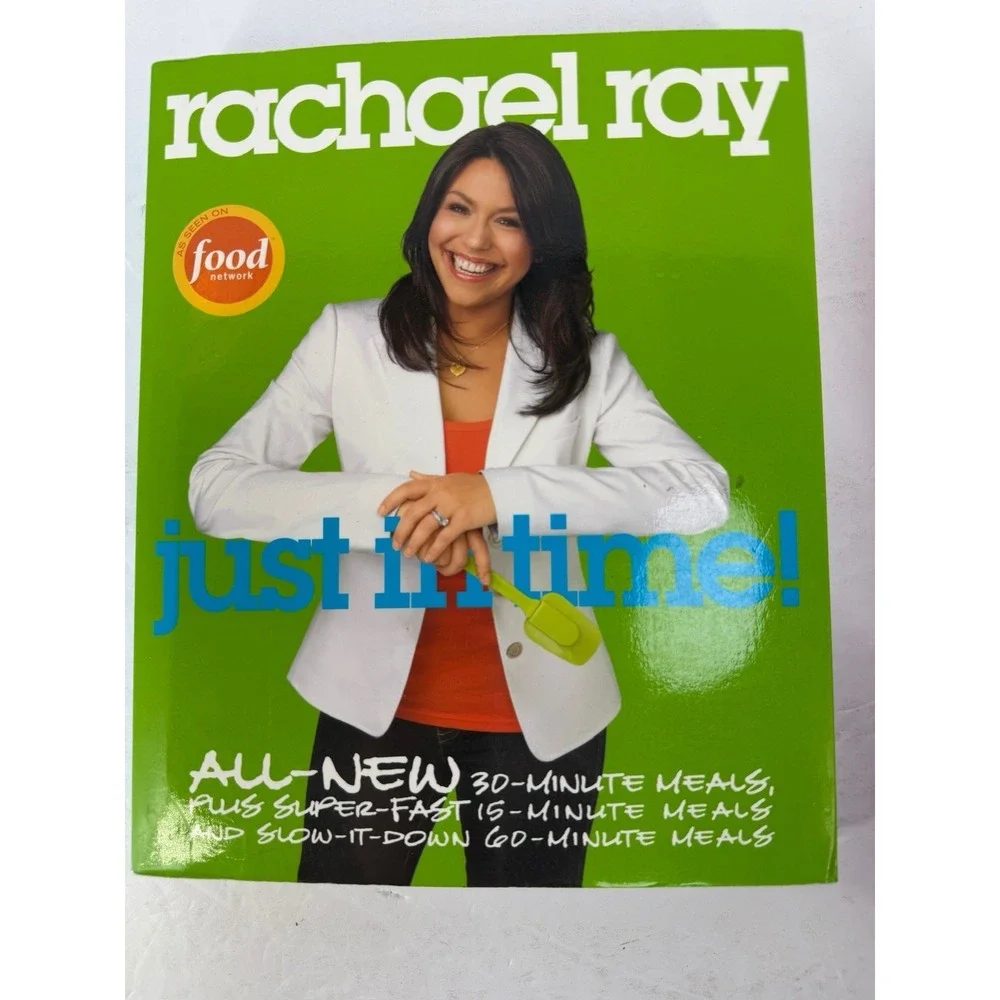Rachel Ray Just In Time & 365: No Repeats Qty: 2 Book Lot‎ Softcover 2007
